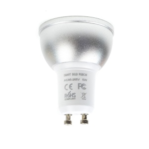 Bec inteligent PNI SafeHome PT51RG LED, GU10, WiFi, RGBW, 5W, 500 lm, lumina/culoare reglabila prin internet, Aplicatie Tuya Smart, integrare in scenarii si automatizari smart cu alte produse compati - Img 2