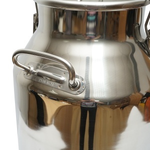 Bidon de inox pentru lapte cu capac 40L cu robinet aparat de muls vaci Breckner Germany - Img 6