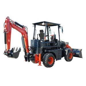 Buldoexcavator 3.5T, motor diesel 50CP 4500x1550x2600mm THOR - Img 3