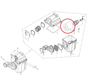 Burete filtru aer ATV CF Moto 500cc (0180-1120A0) - Img 2