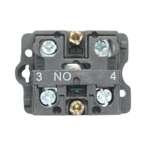 Buton indicator LED galben cu rezistenta integrata 1NO, 220V, LAY5 Breckner Germany - Img 3
