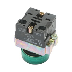 Buton indicator LED verde 24V LAY5 Breckner Germany - Img 4