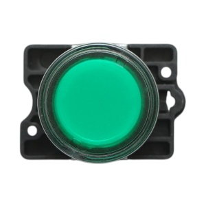 Buton indicator LED verde cu rezistenta integrata 1NO, 24V LAY5 Breckner Germany - Img 2