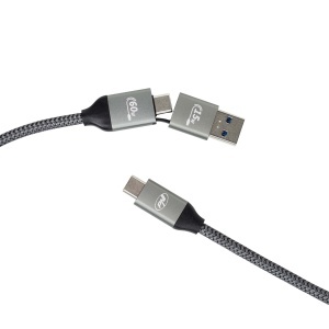 Cablu date si incarcare PNI CD600 USB Type-C la Type-C 60W + adaptor USB Type-C la USB-A, lungime 1m - Img 11
