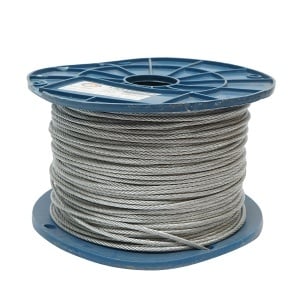 Cablu otel galvanizat 3mm, fire 6x7+FC, sarcina maxima 529Kg, greutate 6.32Kg, 200m/rola