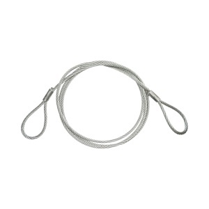 Cablu sufa troliu ciochinar otel 16mm x 6m cu ochiuri pentru tractare/ridicare