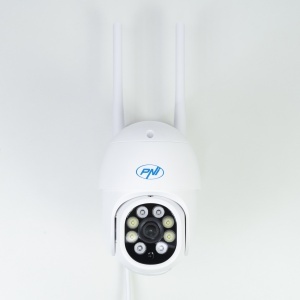 Camera supraveghere video wireless PNI IP840 + card PNI 128GB WiFi, PTZ, 8MP 4K, slot micro SD, stand-alone, functii AI, ONVIF, ICSee app - Img 9
