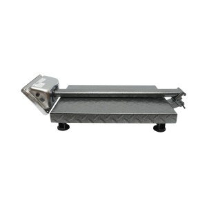 Cantar electronic de podea 350kg tip platforma 500x400mm cu brat pliabil, afisaj LCD Breckner Germany - Img 4