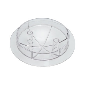 Capac transparent cu 2 iesiri bidon 30L pentru aparat de muls vaci Breckner Germany - Img 2
