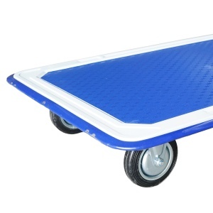 Carucior depozit cu platforma de transport 150Kg 725x475x840mm - Img 7
