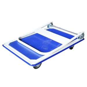 Carucior depozit cu platforma de transport 300Kg 910x610x900mm - Img 3
