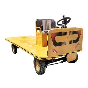 Carucior platforma electrica transport marfa cu bancheta 1200W, 48V, 3x1.25m sarcina maxima 1000Kg THOR - Img 2