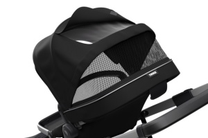 Carucior Thule SLEEK Cadru Gri si Copertina Grey Melange - Img 5