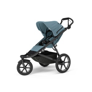 Carucior Thule Urban Glide 3 all-terrain cu catarama hamului magnetica, Mid Blue