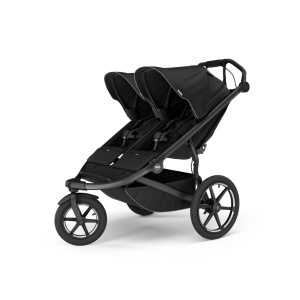 Carucior Thule Urban Glide 3 Double cu catarama hamului magnetica, Black