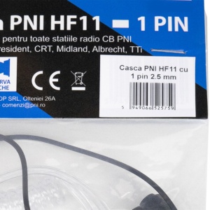 Casca PNI HF11 cu 1 pin 2.5 mm, tub acustic, pentru toate statiile radio - Img 7