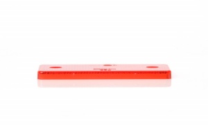 Catadioptru reflectorizant dreptunghiular rosu 96x42 mm - Img 3