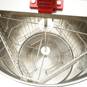 Centrifuga manuala apicola, extractor miere din inox cu 4 rame - Img 5