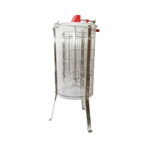 Centrifuga manuala apicola, extractor miere transparent cu 3 rame - Img 4