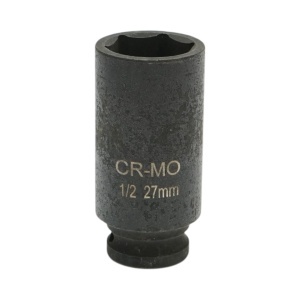 Cheie tubulara de impact lunga 27mm, 78mm, patrat 1/2 inch Cr-Mo Breckner Germany