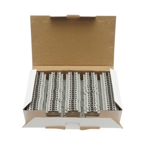 Clema de sir pe sina DIN 2.5mm² 24A 690V gri UK2.5B Longroad - Img 6
