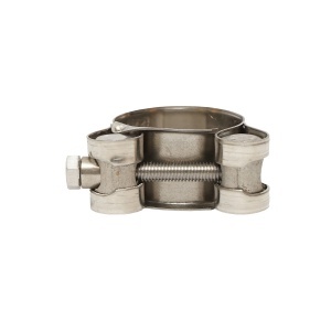 Colier forta, clema inox cu surub W1 pentru furtunuri 26-28mm Breckner Germany