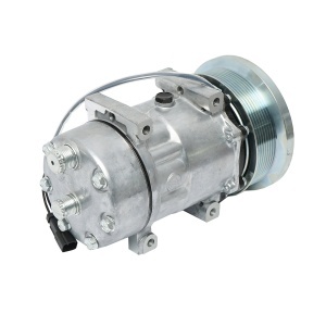 Compresor clima pentru Claas, Caterpillar seria Challenger OEM 178-9570, 1789570 - Img 2