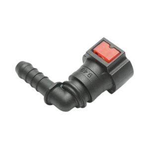 Conector conducta alimentare rosu New Holland, Steyr, Case IH cod OEM 87489624 - Img 2