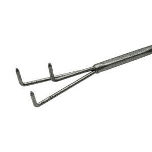 Cultivator gradina cu 3 gheare din otel carbon 65x370mm, maner ergonomic PP Crownman - Img 6