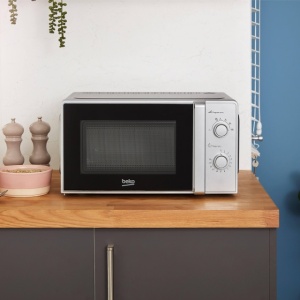 Cuptor cu microunde Beko MOC20100SFB, 700 W, 20 L, functie dezghetare, gri - Img 5