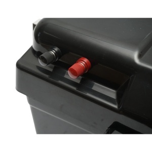 Cutie baterie auto 12V cu voltmetru DC 6-30V, intrerupator alimentare 100A, priza bricheta, afisaj LCD, 2xUSB 350x180x200mm - Img 10