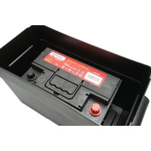 Cutie baterie auto cu voltmetru 12V, intrerupator alimentare 100A, siguranta 30A, priza bricheta, afisaj LCD, 2xUSB 360x180x235mm - Img 4