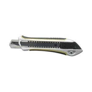 Cutit cutter profesional, lama 18mm cu maner anti-alunecare, corp aliaj de zinc Crownman - Img 1