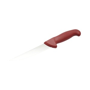 Cutit de transat si injunghiat profesional 15cm, lama otel 5Cr15MoV, maner Nylon rosu Breckner Germany - Img 2