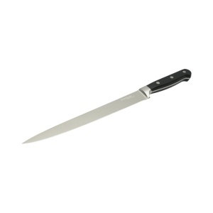 Cutit feliat profesional 25cm, lama otel 5Cr15MoV, maner ABS negru Breckner Germany - Img 2