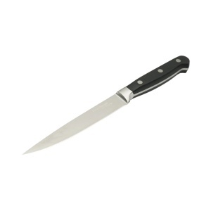 Cutit utilitar profesional 13cm, lama otel 5Cr15MoV, maner ABS negru Breckner Germany - Img 2