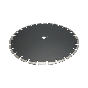 Disc diamantat segmentat 450x25.4mm, B40 segment 12mm pentru asfalt-beton, caramida, sapa Breckner Germany - Img 4