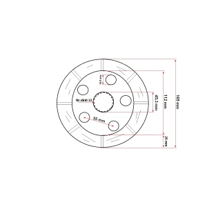 Disc franare umeda UTB U-683 DT (Girling) - Img 3