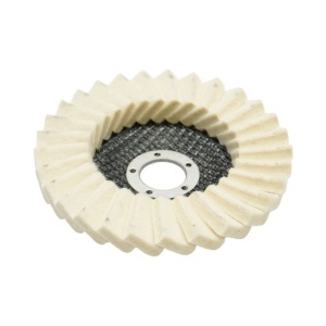 Disc pasla lamelar polisare 125x6x22.23mm, lustruire si finisare metal, inox, aluminiu Breckner Germany - Img 6