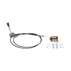 Distribuitor hidraulic cu 2 manete, lungime cablu 2.5m, presiune 250 bar, debit 40L/min Breckner Germany - Img 2