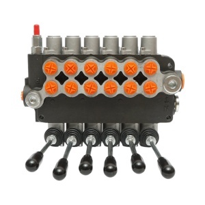Distribuitor hidraulic cu 6 manete incluse debit 80L/min, 15 /+80 Breckner Germany - Img 7