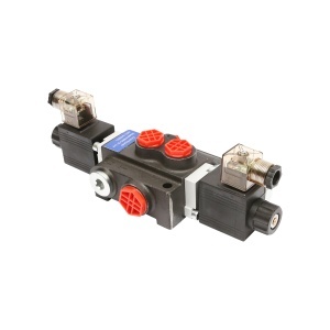 Distribuitor hidraulic P40 electromagnetic cu 1 cale, 12V Breckner Germany - Img 2