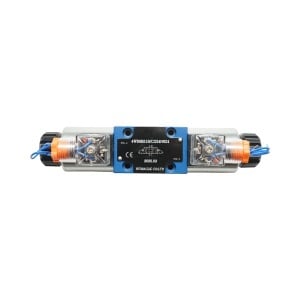 Electrovalva directionala 24VDC 25W pentru 6 cai control debit instalatii hidraulice HDQX126J 4WE6J61B CG12N9Z4 - Img 3