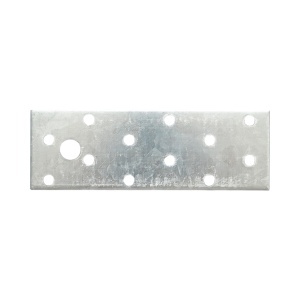 Element de imbinare plat 120x40mm, grosime 2mm, otel zincat - Img 4