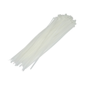 Faseta colier plastic alb 4.7x350mm pentru prindere capace roti auto 100 buc/set Longroad