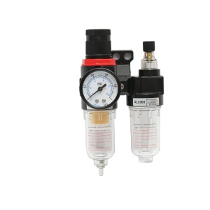 Filtru aer si ungator cu regulator de presiune maxim 1 MPa, racord 1/4 inch