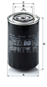Filtru combustibil WK1149 - Img 2
