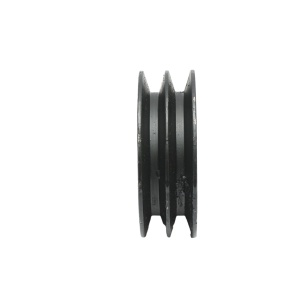 Fulie 2 caneluri 97x32mm pentru ax cu pana 24mm - Img 2