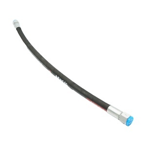 Furtun presiune 2SN DN10 sertizat cu capete fixate hidraulic L = 600 mm (Reductie M20X20) - Img 2