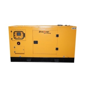 Generator electric trifazat insonorizat 27.5KVA, 230/400V, motor diesel Ricardo 30kW ZH4100D cu ATS integrat Breckner Germany